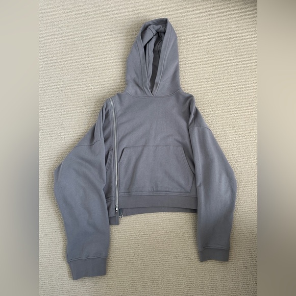 Maison Martin Margiela Tops - Maison Margiela Asymmetrical Zip Hoodie